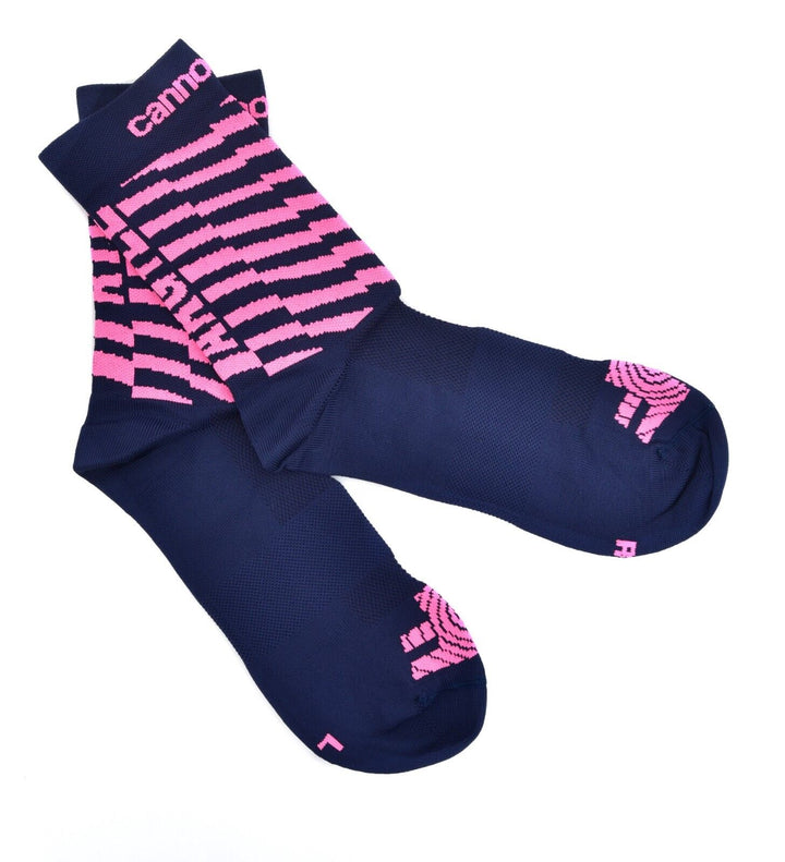 Rapha EF Education First Pro Team Socks SMALL EU 38-40 Navy Pink Cannondale Bike