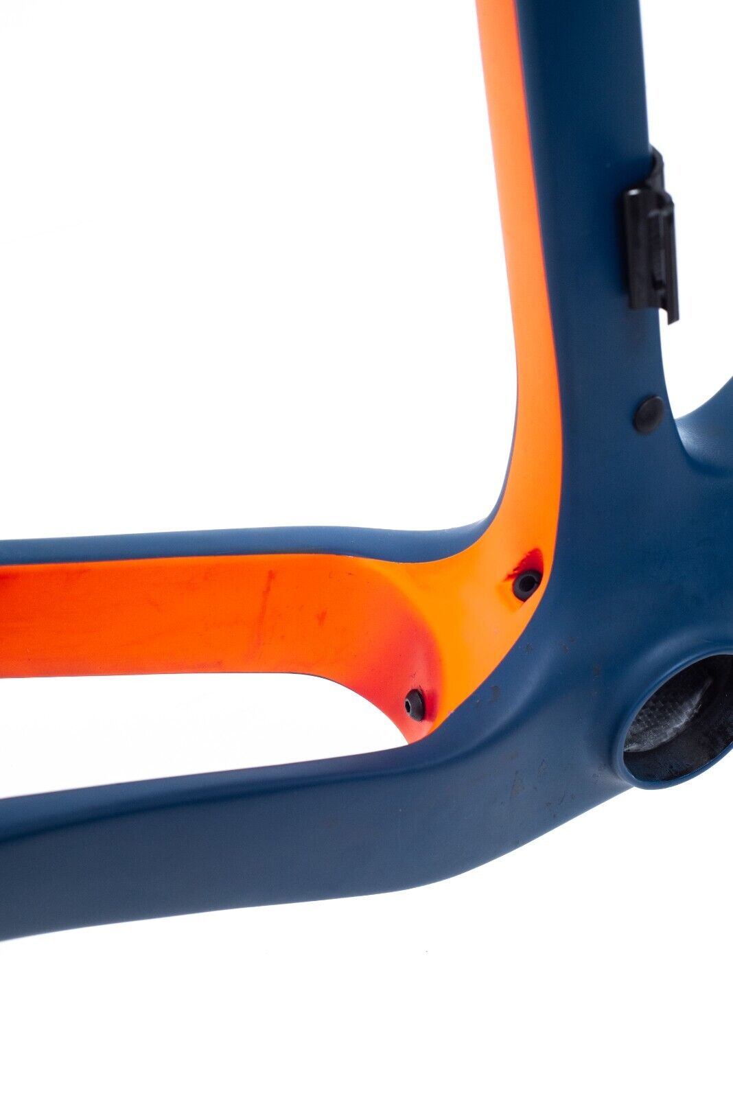 Rinasclta Aero Carbon Gravel Bike Frameset 58cm Disc/Rim Brake Blue/Orange Road