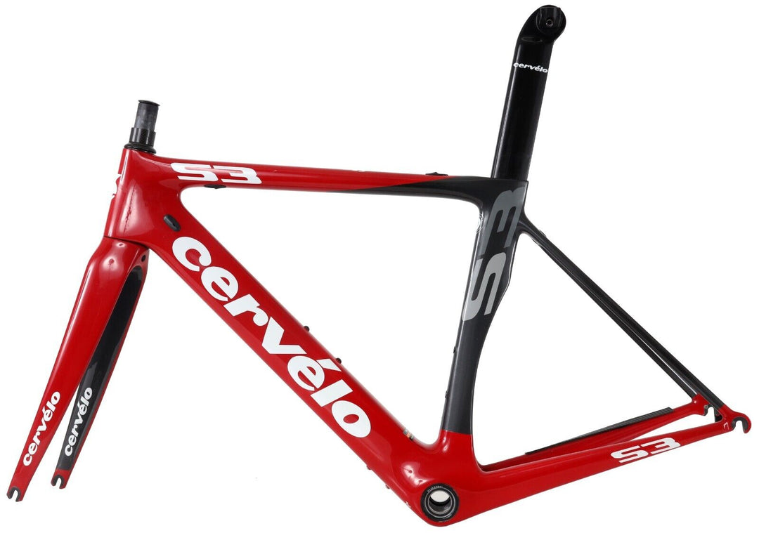 Cervelo S3 Carbon Road Bike Frameset 51cm Rim Brake QR Aero Triathlon Race 2015