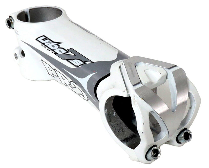 PRO Vibe 7s Alloy Road Bike Stem 31.8 x 100mm 10º White 1 1/8" 2 Bolt MTB Gravel