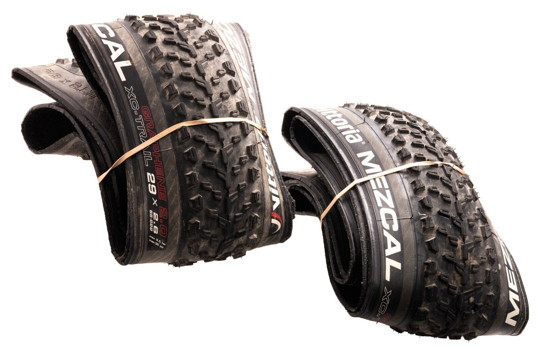 Vittoria Mezcal Graphene 2.0 XC-Trail Tubeless Mtn Bike Tires 1 PAIR 29 x 2.6"