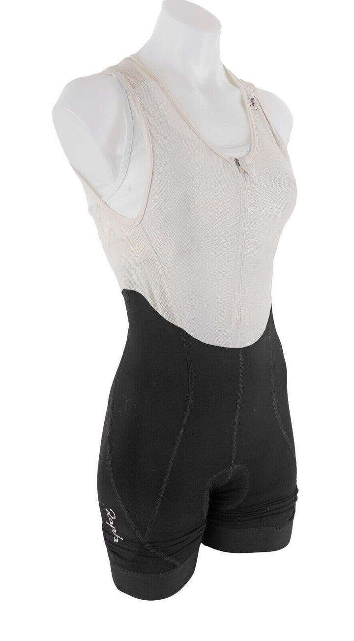 Rapha Women Bib Shorts XS Black White Road Bike Gravel Cycling Race Mountain XC