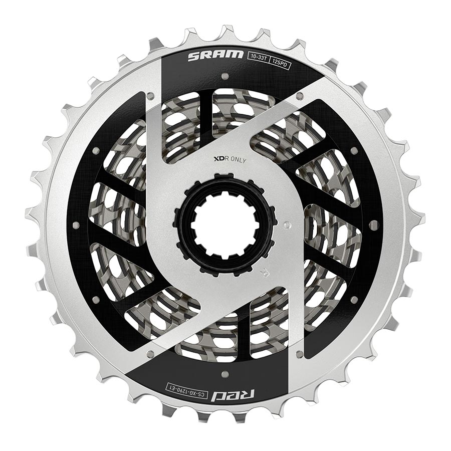 SRAM, XG-1290 E1, Cassette, Silver, Speed: 12, 10-28T, XD-R