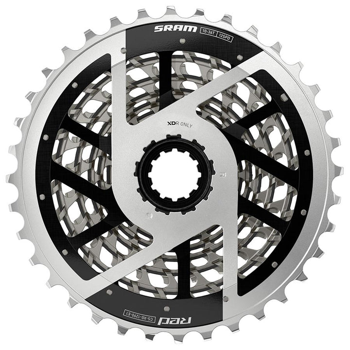 SRAM, XG-1290 E1, Cassette, Silver, Speed: 12, 10-28T, XD-R