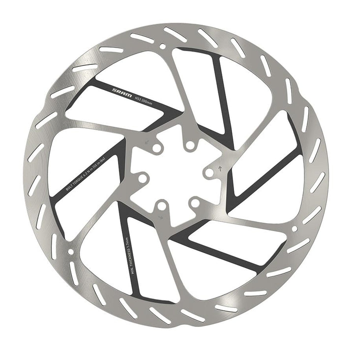 SRAM, HS2 6-bolt, 160mm, ISO 6B