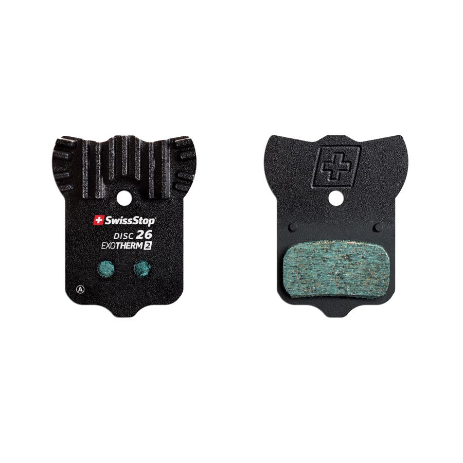 SwissStop, Exotherm2 26, Disc Brake Pads, Shape: SRAM Level/2 Piece Road, Organic, Pair