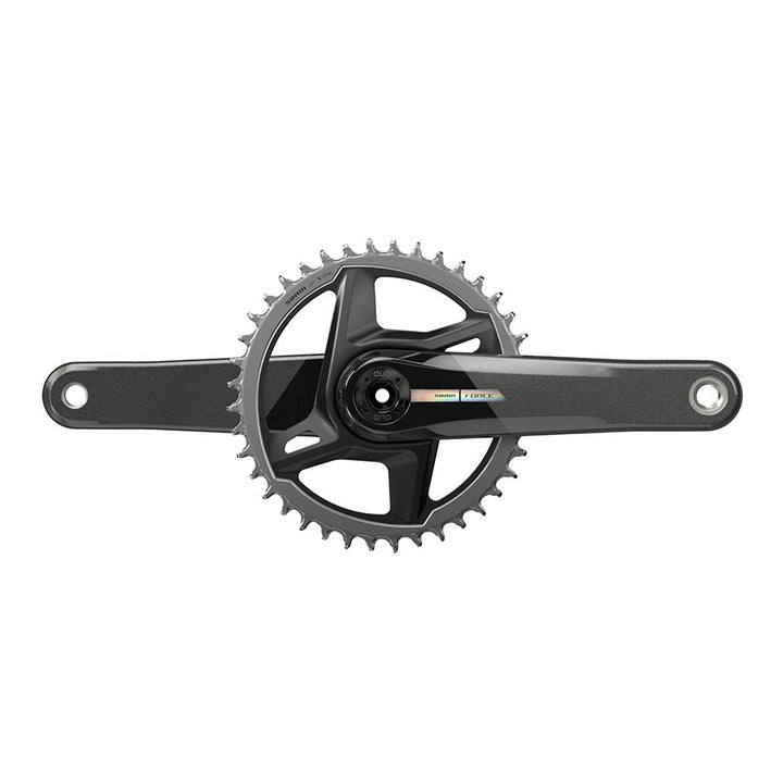 SRAM, Force D2 1x, Crankset, Speed: 12, Spindle: 28.99mm, BCD: Direct Mount, 40, DUB, 165mm, Black, Road Disc