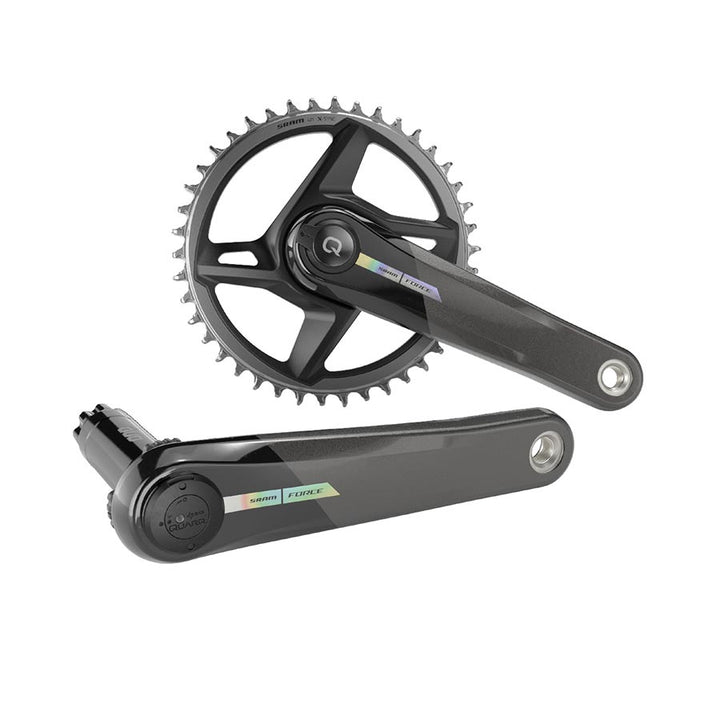 SRAM, Force D2 1x, Power Meter Crankset, Speed: 12, Spindle: 28.99mm, BCD: Direct Mount, 40, DUB, 165mm, Black, Road Disc