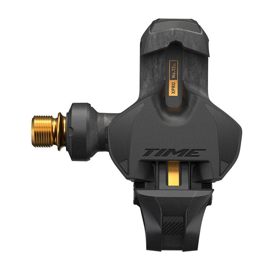 TIME, XPRO 12SL C1 51mm, Pedals, Body: Carbon, Spindle: Titanium, 9/16'', Carbon Gold, Pair
