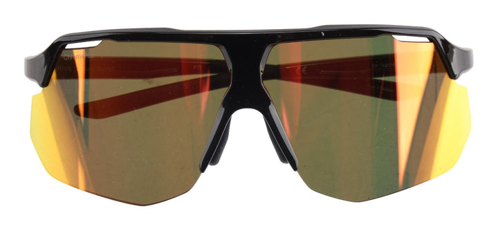 Smith Motive Cycling Sunglasses Black Frame ChromaPop Red Mirror Cat 3 w/Hat