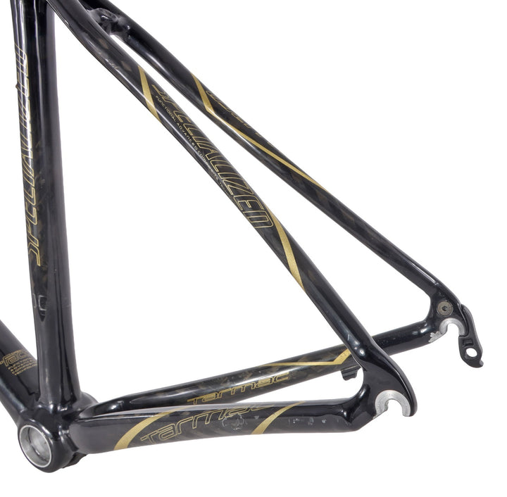 Specialized Tarmac Pro Carbon Road Bike Frameset 52cm Raw Gold 700c QR Rim 2008