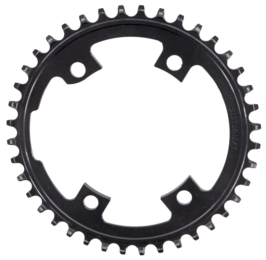 Wolf Tooth Drop-Stop 110 BCD Asymmetric Shimano Gravel Bike Chainring 40T 4-Bolt