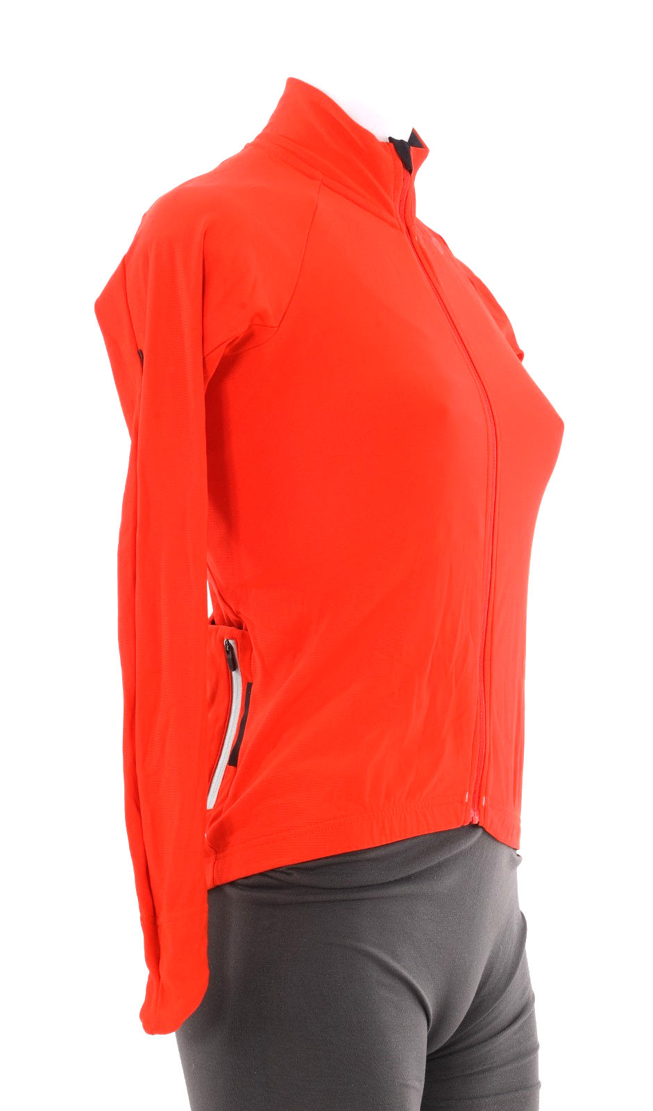 Velocio Signature Long Sleeve Cycling Jersey Women S Orange Road Gravel Mountain