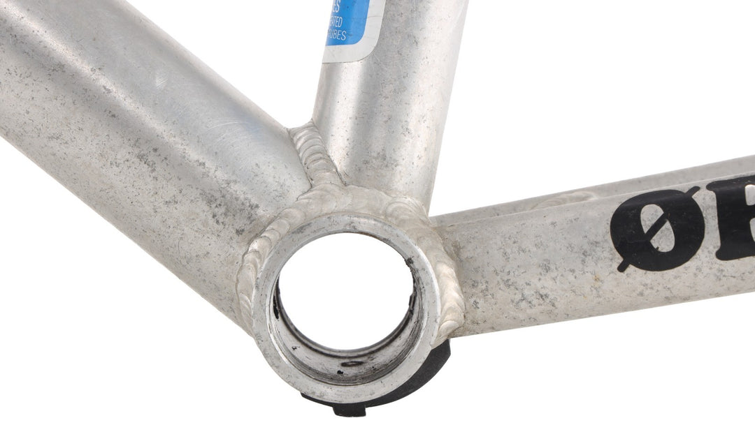 GT Avalanche Alloy 26" MTB Frameset LG Silver Rim Brake Triple Triangle '90s