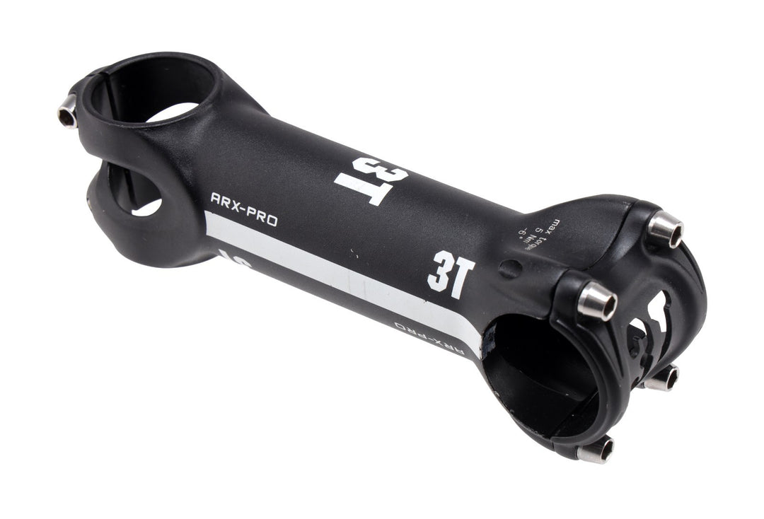 3T ARX-PRO Alloy Road Bike Stem 31.8 x 120mm 6º 1 1/8" BLACK Gravel Mountain MTB