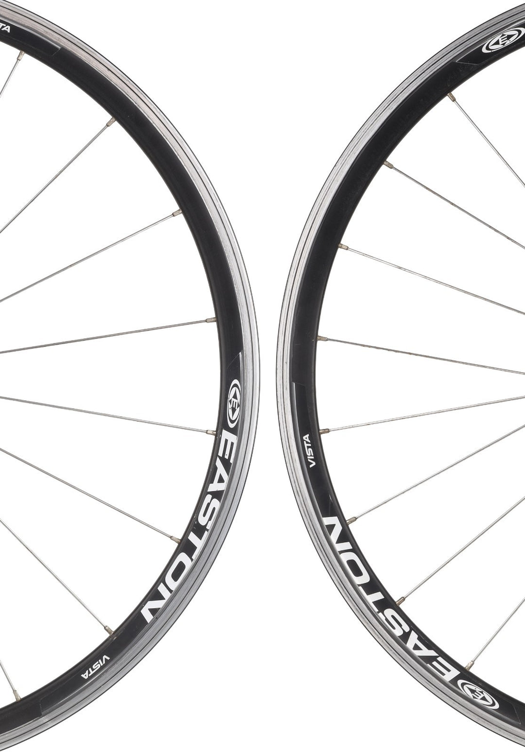 Easton Vista Alloy Clincher Road Bike Wheelset Shimano 10 Spd 700c Rim Brake QR