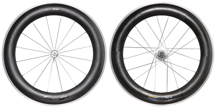 Zipp 808 Carbon Clincher Road Wheelset Campagnolo 9-12 Spd 700c Rim QR PowerTap