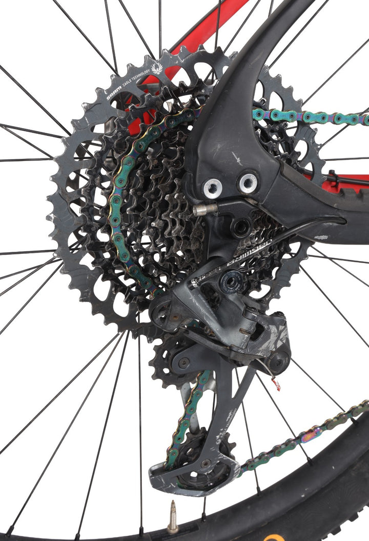 Spot Rocker Geared 29" Carbon Hardtail Mtn Bike 1x 11 Spd LG BLACK Fox SRAM 2023