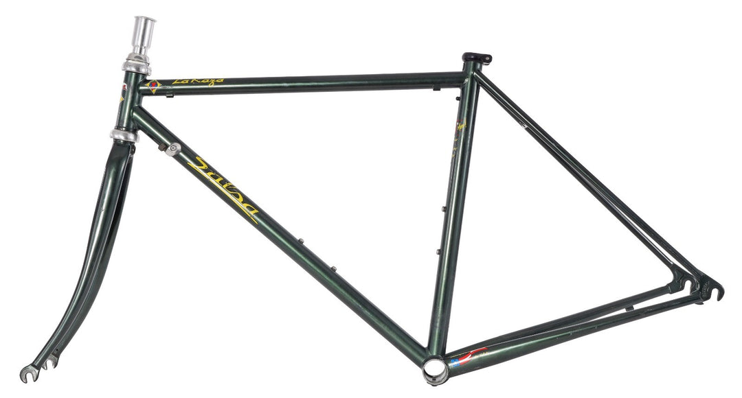Salsa La Raza Steel Road Bike Frameset 44cm GREEN 700c Race Cycling Vintage '90s