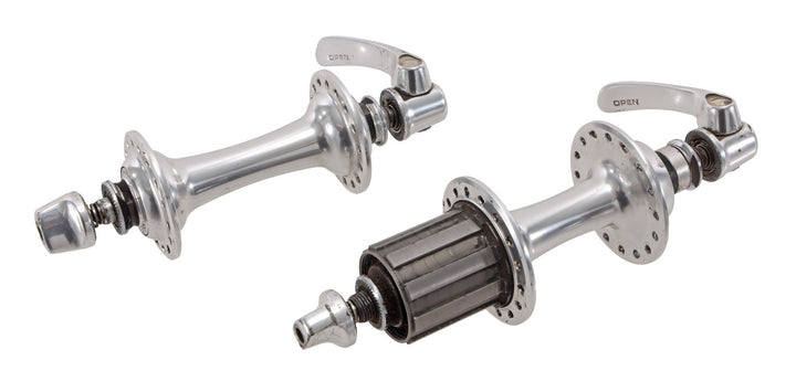 Shimano Dura-Ace FH/HB-7700 HG 9 Spd Road Bike Hub SET 100/130mm 32H QR Vintage