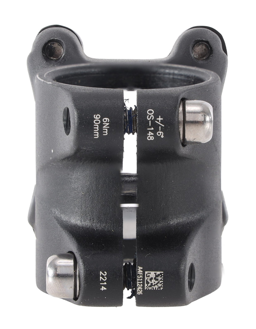 FSA Gossamer Carbon Alloy Road Bike Stem 31.8 x 90mm 6° Black Gravel CX MTB Race