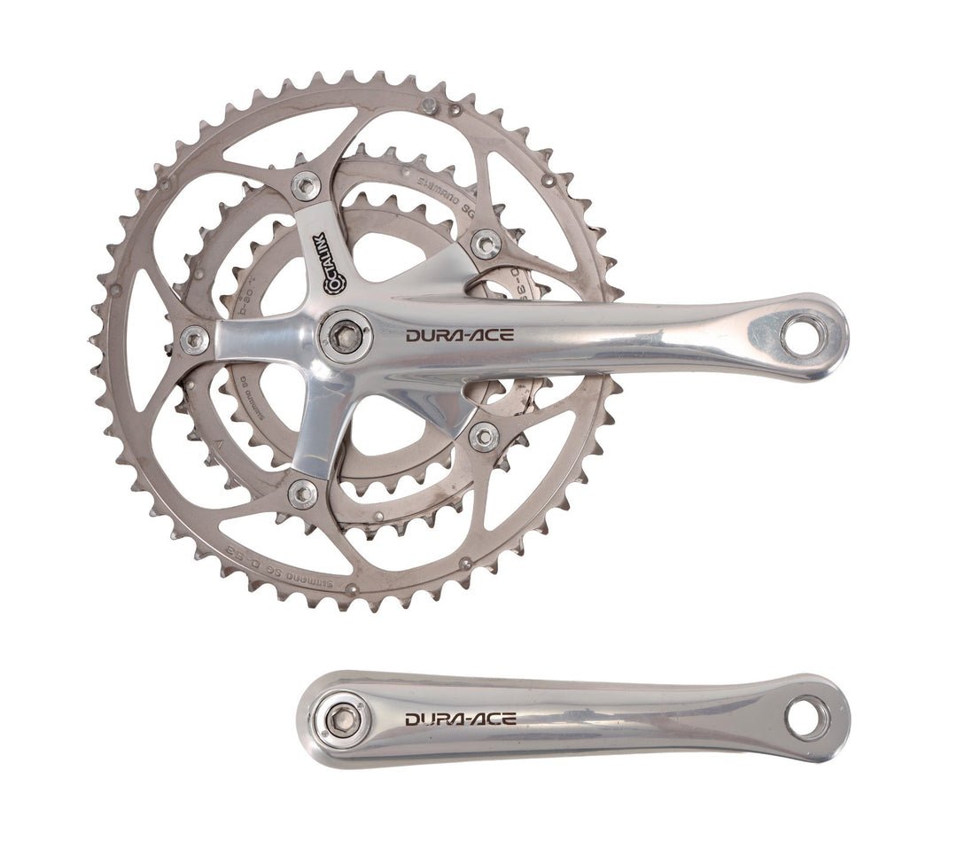 Shimano Dura-Ace FC-7703 Road Bike 3 x 9s Crankset 175mm Octalink 130 BCD 5 Bolt