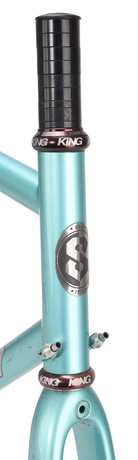 Serotta Colorado Ti CTi Road Bike Frameset XS 50cm 650c TEAL Rim QR USA Made