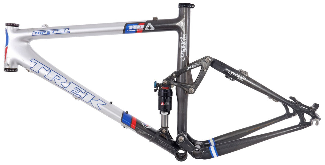 Trek Top Fuel Team Issue 110 OCLV Carbon Mtn Bike Frameset 26" LARGE Silver 2005