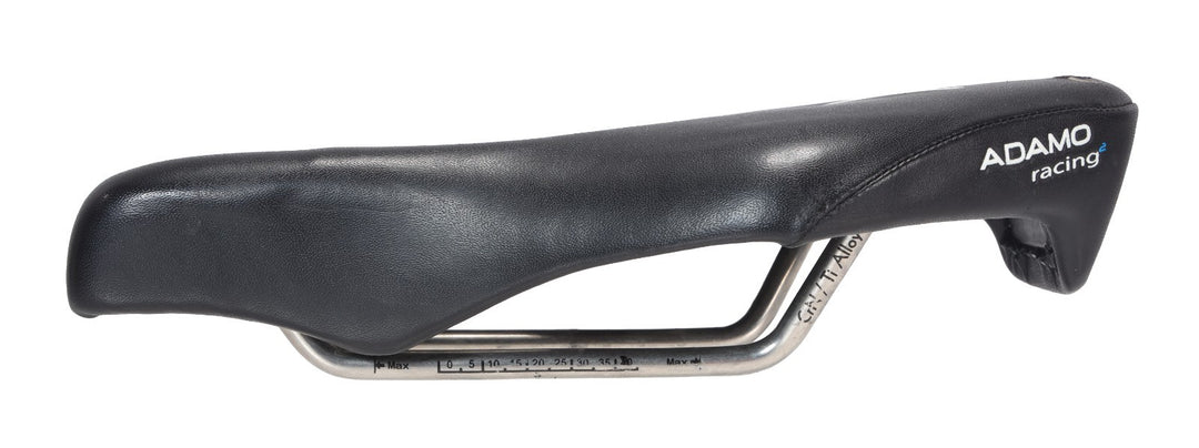 ISM Adamo Racing 2 Triathlon Bike Saddle 130mm 7 x 7mm CrN/Ti Split Nose TT Tri
