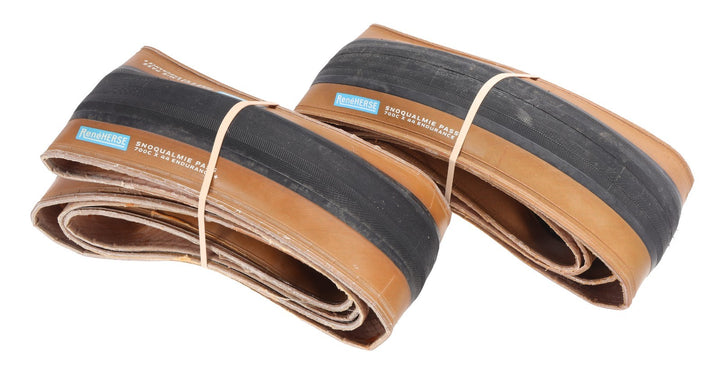 Rene Herse Snoqualmie Pass Endurance+ Gravel Bike Tires PAIR 700 x 44c Tan TL