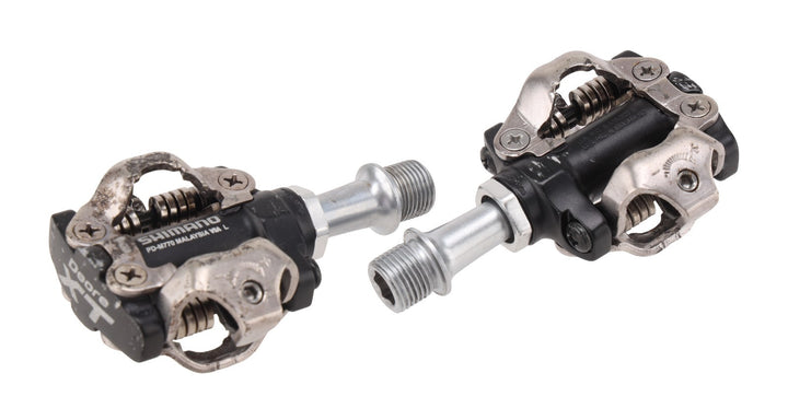 Shimano XT PD-M770 SPD Clipless Mountain Bike Pedals 9/16" w/Cleats Gravel MTB