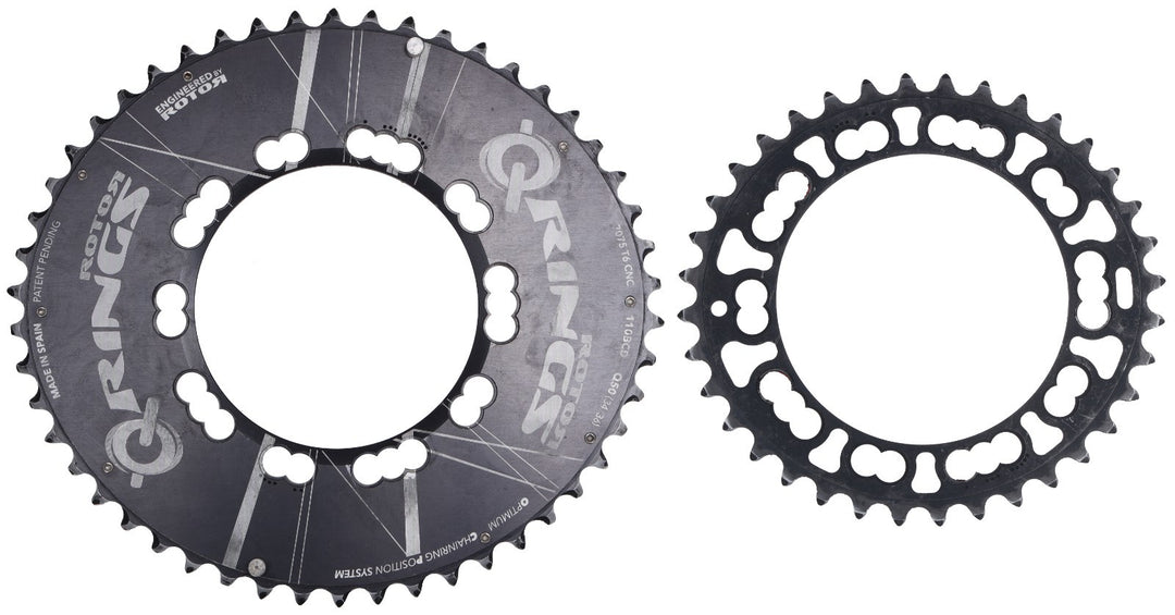 Rotor Q Rings Oval Q50 Road Bike Chainrings 50-36T 9-11 Speed 5-Bolt 110mm BCD