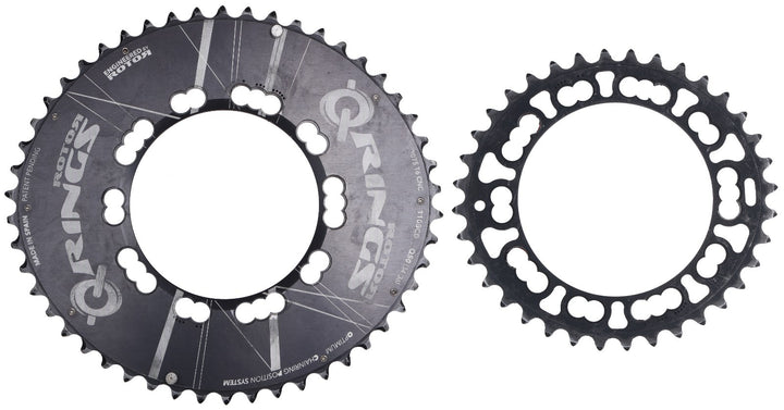 Rotor Q Rings Oval Q50 Road Bike Chainrings 50-36T 9-11 Speed 5-Bolt 110mm BCD
