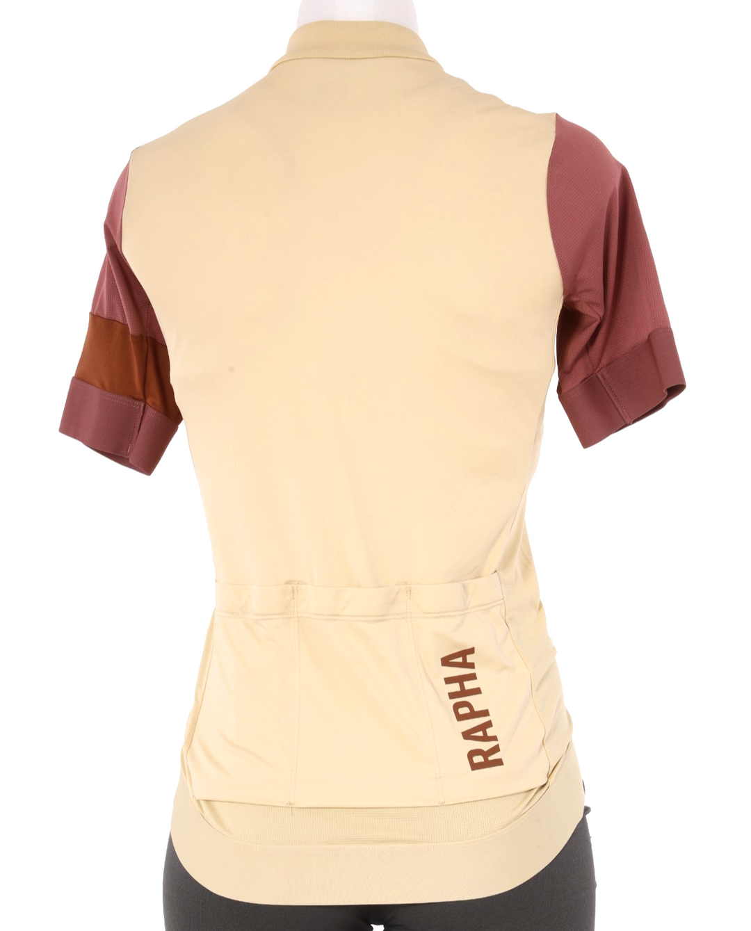 Rapha Pro Team Training Short Sleeve Jersey Women MEDIUM Cream Road Bike