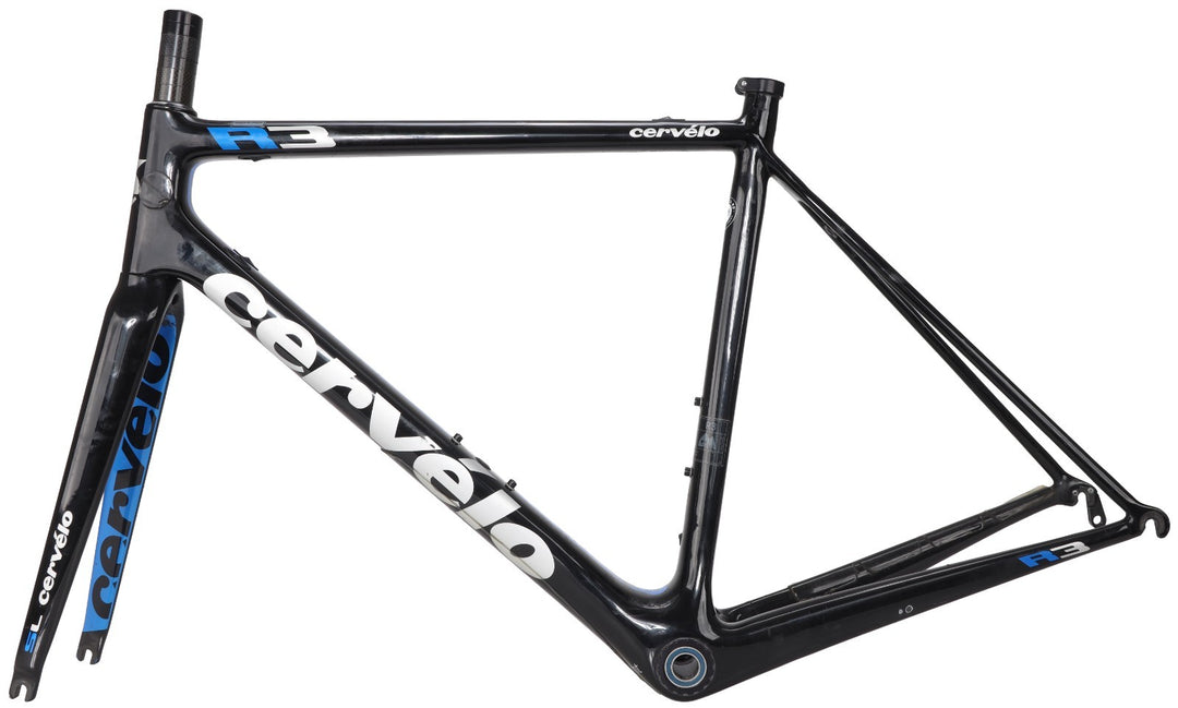 Cervelo R3 Carbon Road Bike Frameset 54cm BLACK/SILVER 700c QR Rim Brake 2015