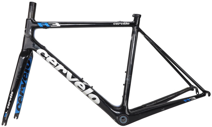 Cervelo R3 Carbon Road Bike Frameset 54cm BLACK/SILVER 700c QR Rim Brake 2015