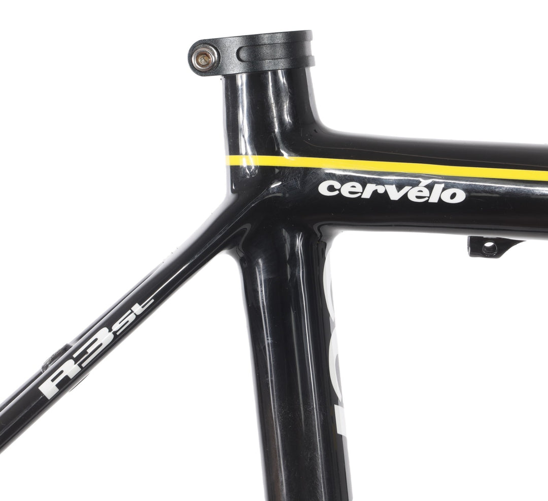 Cervelo R3 SL Carbon Road Bike Frameset 51cm Ltd Edit TdF BLK/YELLOW Rim QR 2009