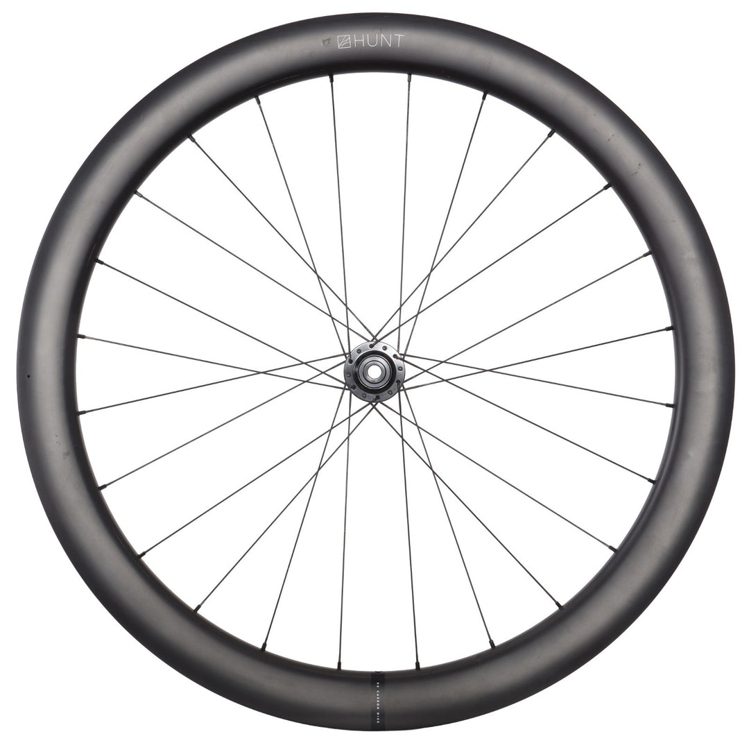 HUNT 50 Carbon Disc Tubeless Road Bike FRONT Wheel 12x 100mm 700c Gravel Cross