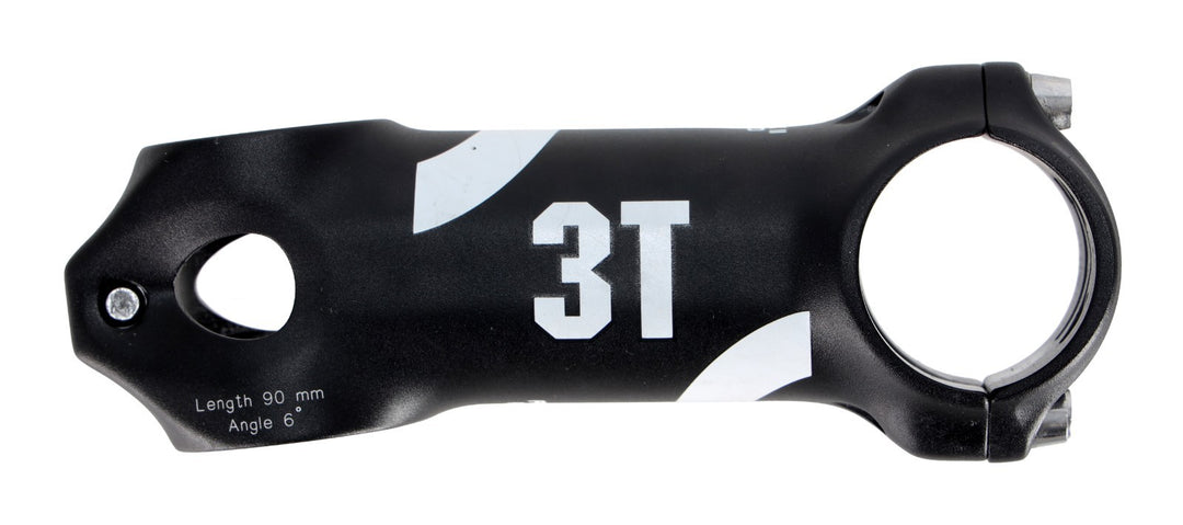 3T ARX II Pro Alloy Road Bike Stem 31.8 x 90mm BLACK 6º 1-1/8"