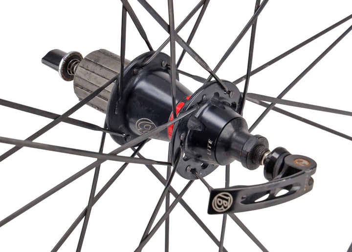 Bontrager Race Lite Alloy Clincher Road Bike Wheelset Shimano 10 Spd Rim QR 700c