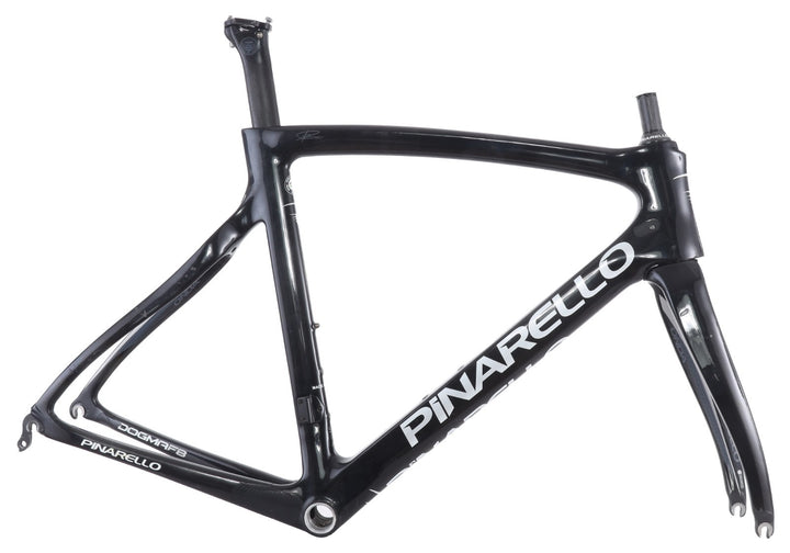 Pinarello Dogma F8 Carbon Road Bike Frameset 56cm Gloss BLACK 700c QR Italy 2015