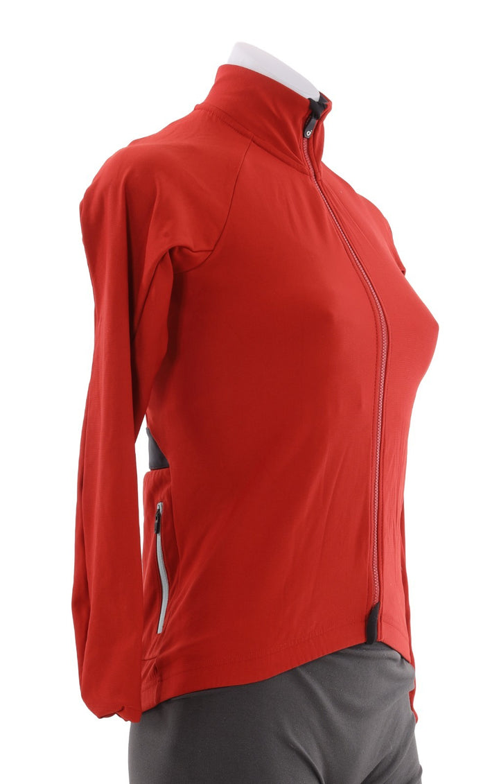 Velocio Thermal Long Sleeve Cycling Jersey Women X-SMALL Orange Winter Cycling
