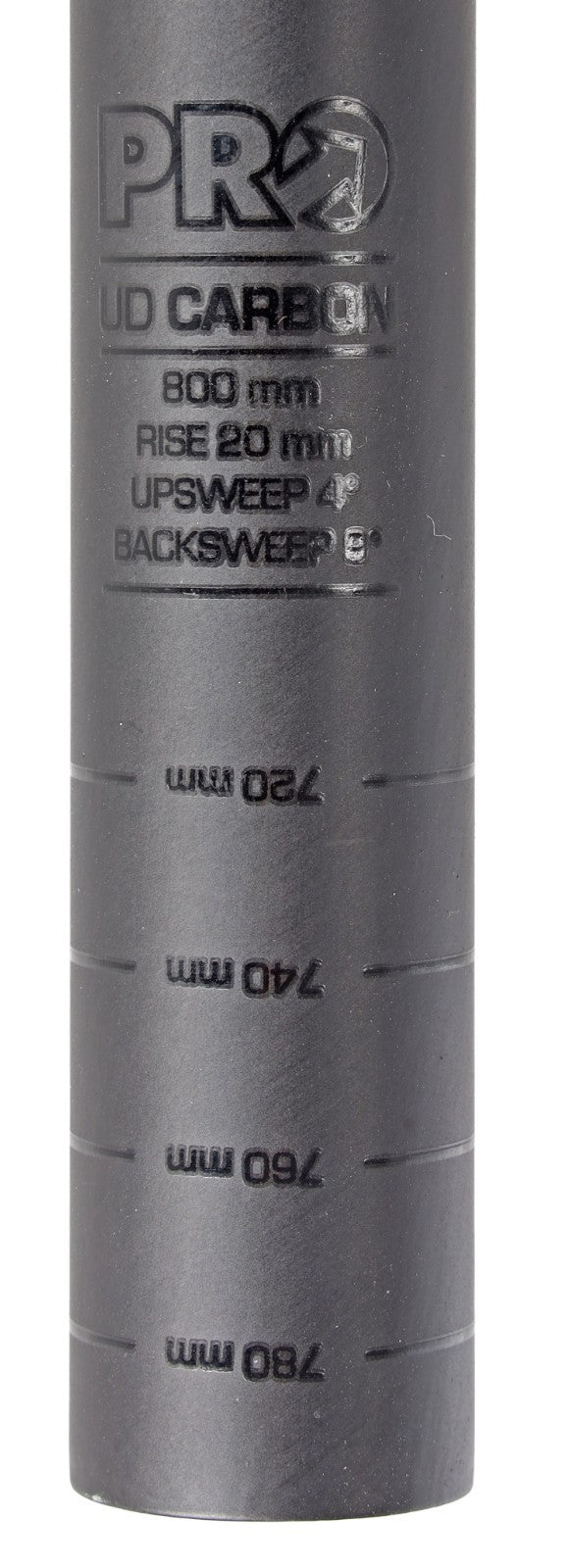 PRO Tharsis 3Five UD Carbon Mtn Bike Handlebar 35x 800mm 20mm Rise 9° Back 4° Up