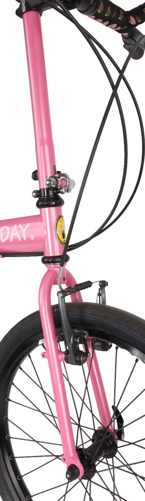 Bike Friday New World Tourist Travel Bike 1 x 11 Spd PINK w/ Case 20" V-Brake QR