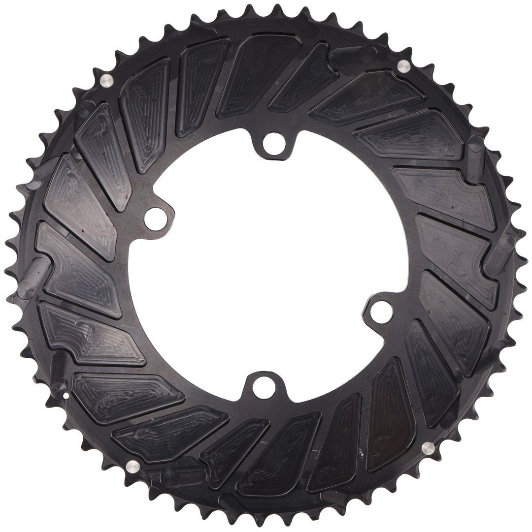 Rotor Round Ring  1x AERO SHIM 11-12s Tri Bike Front Chainring 58T  110mm 4-Bolt