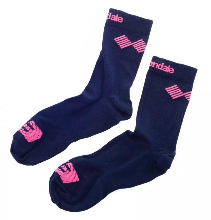 Rapha EF Education First Pro Team Socks SMALL EU 38-40 Navy Pink Bike Cannondale