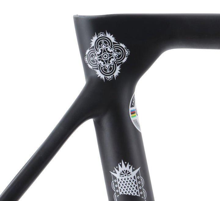 Factor O2 VAM Disc Premium Carbon Road Bike Frameset 58cm Ornate Nero 2023