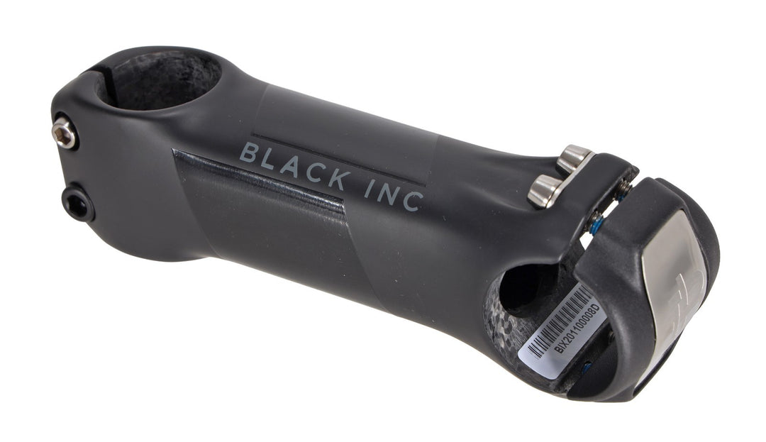 Black Inc Carbon Road Bike Stem 31.8 x 110mm 6º Black Gravel Titanium Hardware