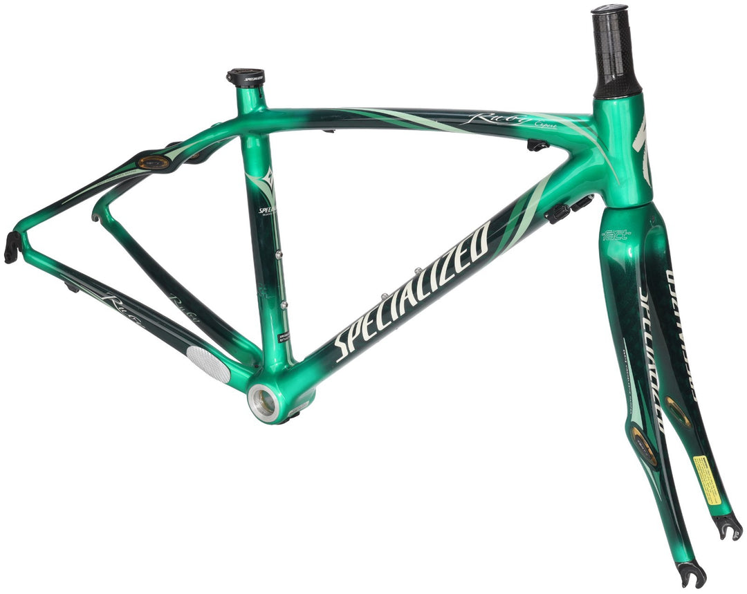 Specialized Ruby Expert Women Carbon Road Bike Frameset 44cm GREEN 700c QR 2009