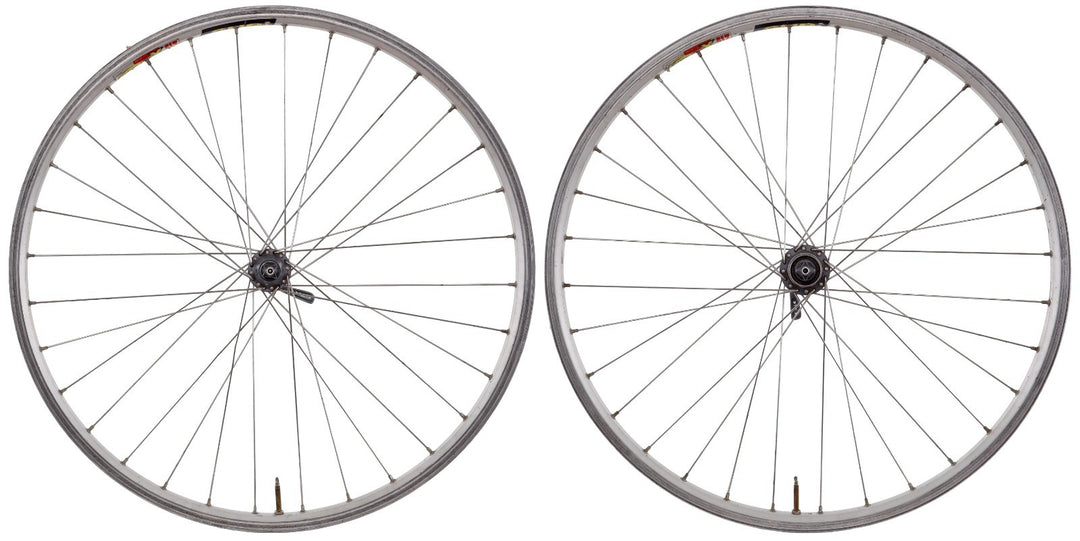 Mavic X517 26" XTR Alloy 8/9s Clincher Mtn Bike Wheelset Titanium Shimano Rim QR